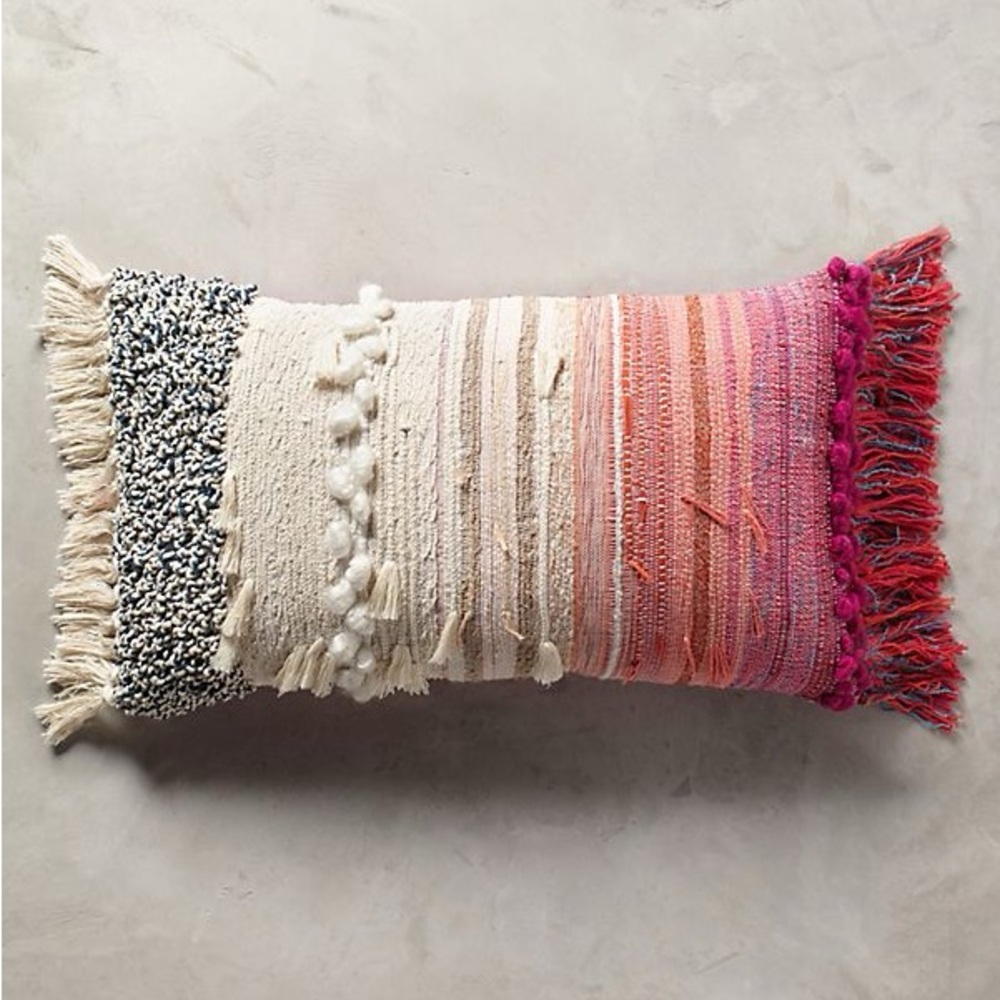 Anthropologie Marisol Pillow in Pink